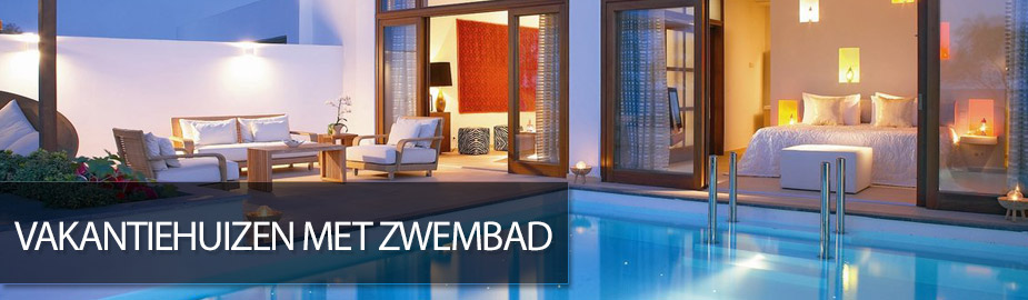 Vakantiehuizen met zwembad